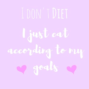 I don't Diet