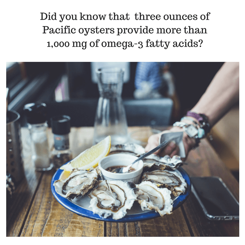 PCOS Friendly Fats include foods like oysters