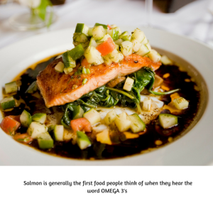 Salmon contains lots of PCOS friendly fats